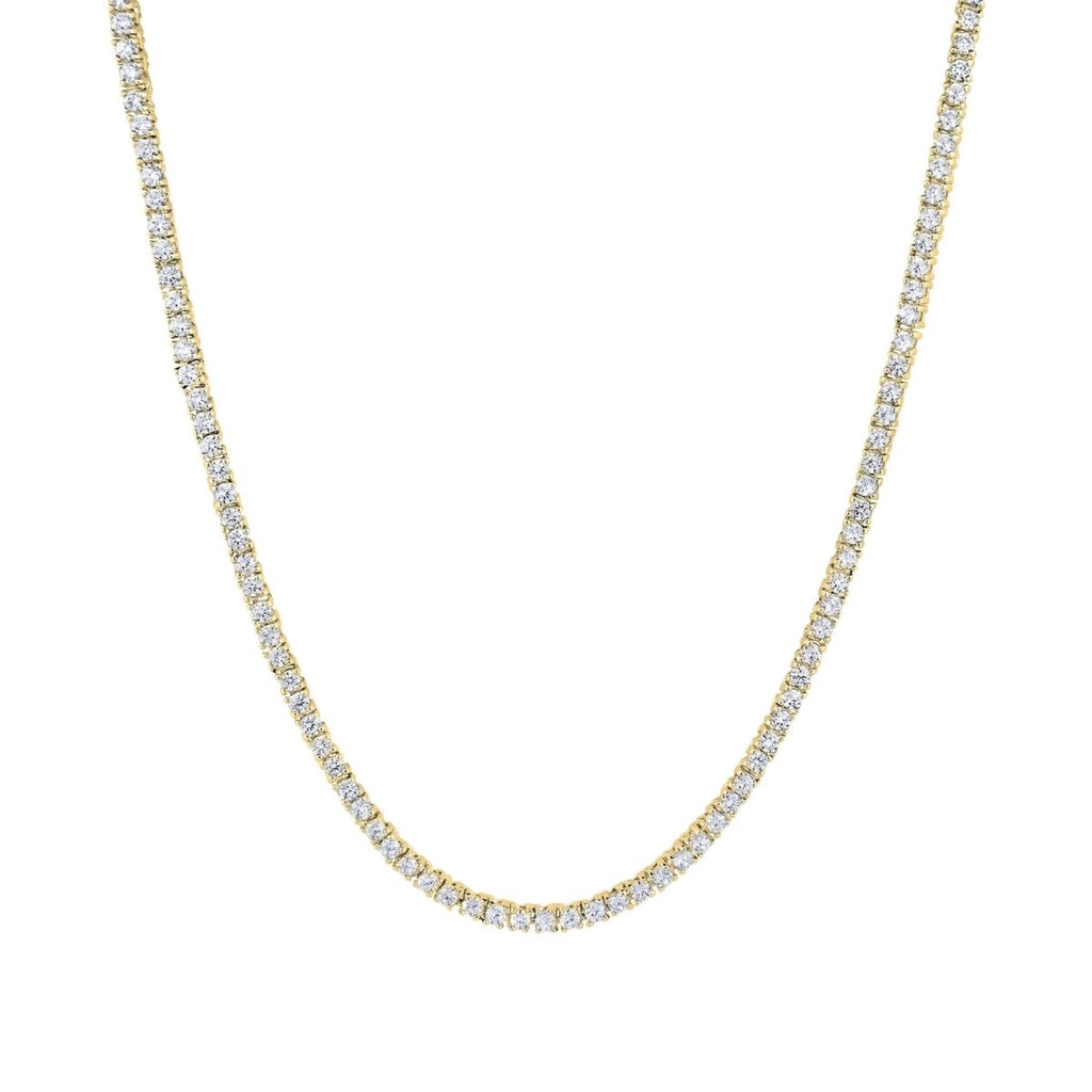 MISS J'ADORIE TENNIS NECKLACE - GOLD
