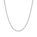 MISS J'ADORIE TENNIS NECKLACE - SILVER